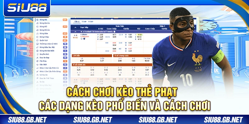 Cách Chơi Kèo Thẻ Phạt – Các Dạng Kèo Phổ Biến Và Cách Chơi 1 Cách Chơi Kèo Thẻ Phạt – Các Dạng Kèo Phổ Biến Và Cách Chơi