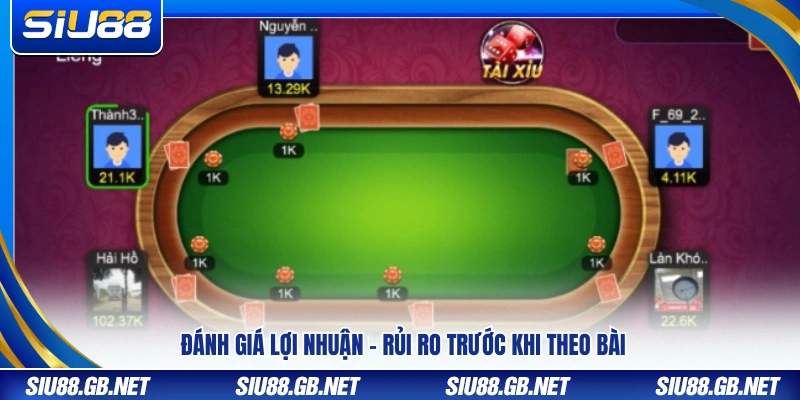 Bài Liêng Online Siu88 – Tỷ Lệ Thắng Cao Vào Bàn Là Có Lợi 4 Phân tích lợi nhuận và rủi ro trước khi theo bài